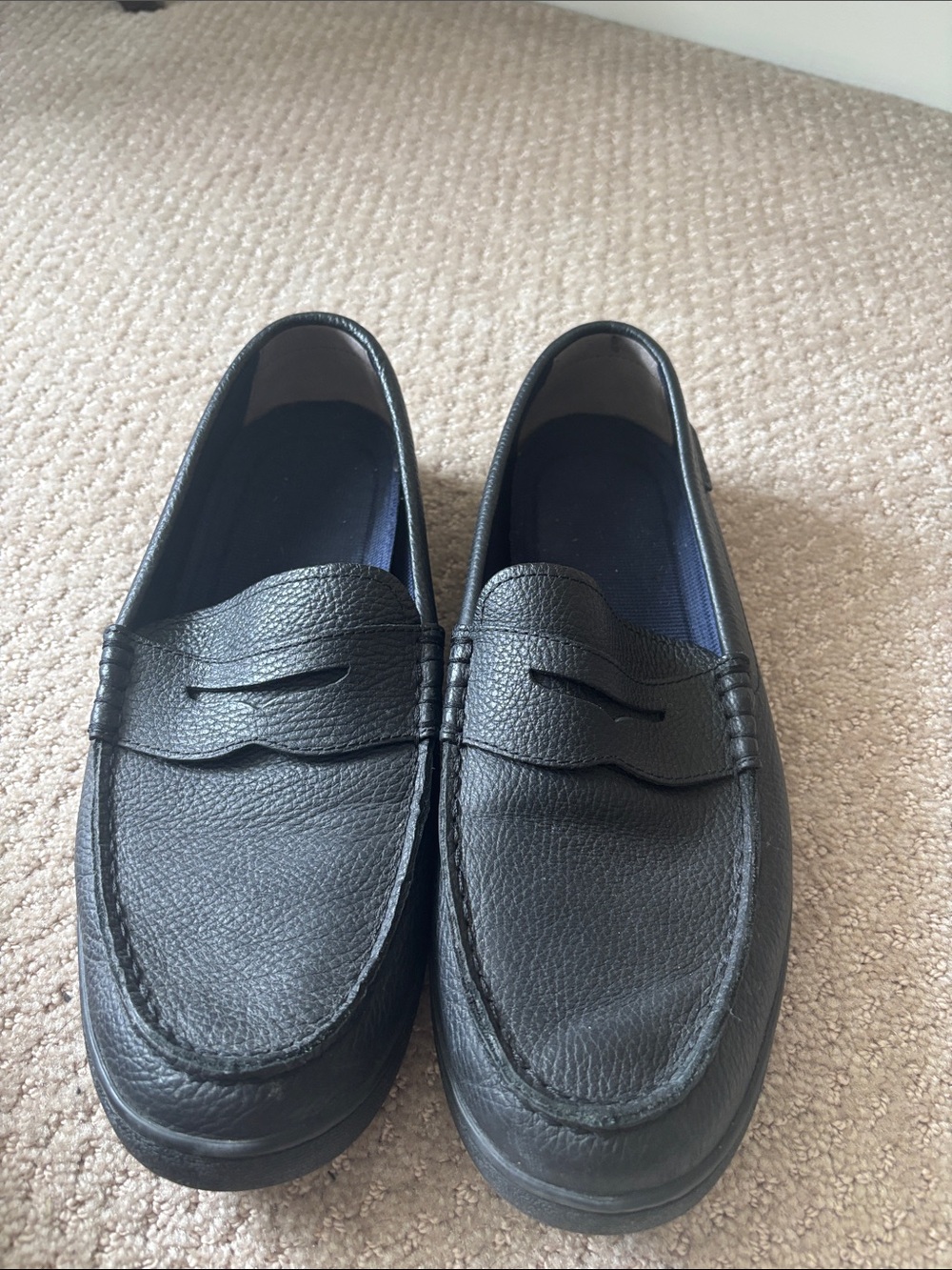 Men’s Cole Haan black loafers size 10.5 M barely worn once